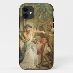 The Settling Family Attacked by Savages, engraved iPhone 11 Case