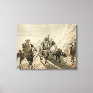The Sevang or Cockcha Lake, Transcaucasia, plate 2 Canvas Print
