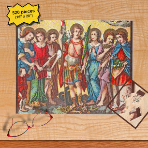 The Seven Archangels (CP 001; Chromolithograph) Jigsaw Puzzle