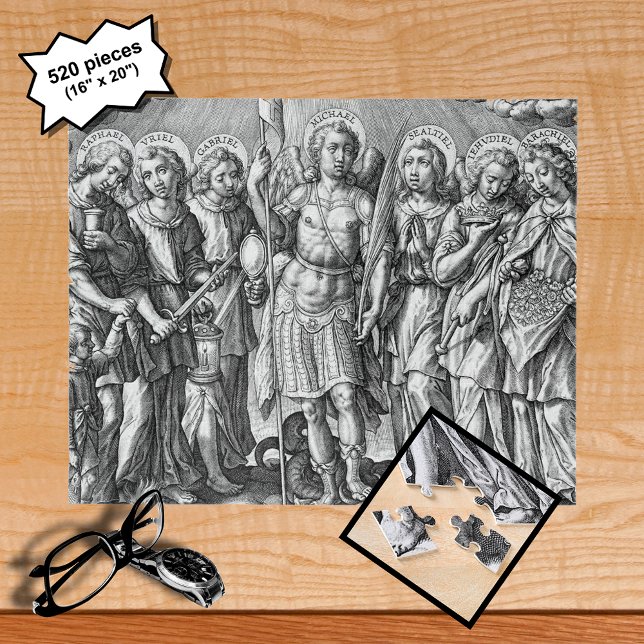 The Seven Archangels (M 034; Engraving) Jigsaw Puzzle (Creator Uploaded)