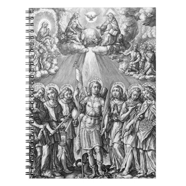 The Seven Archangels (M 034; Engraving) Notebook (Front)