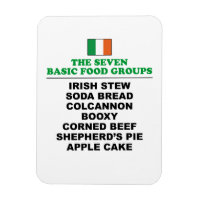 The Seven Basic Food Groups Funny Irish