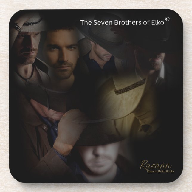 The Seven Brothers of Elko Hard Plastic Coaster (Front)