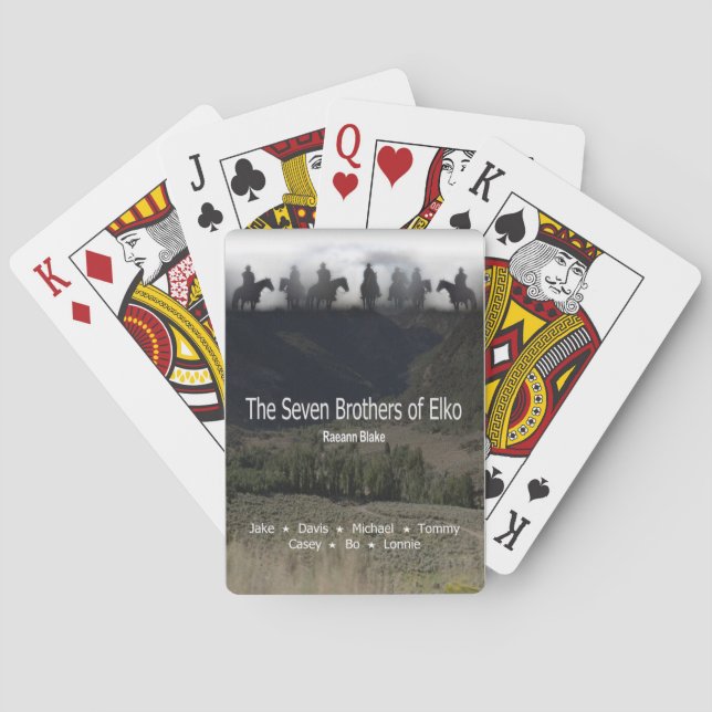 The Seven Brothers of Elko Playing Cards (Back)