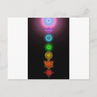 The Seven Chakras Postcard