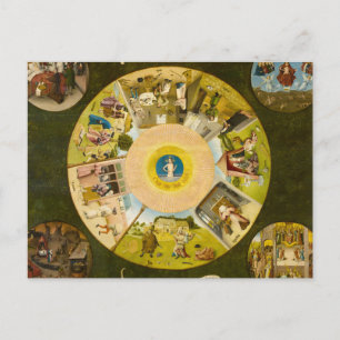 The Seven Deadly Sins and the Four Last Things Postcard