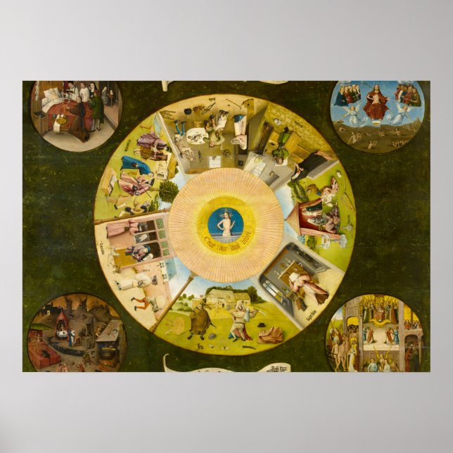 The Seven Deadly Sins and the Four Last Things Poster (Front)