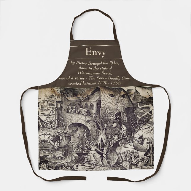 The Seven Deadly Sins - Envy Apron (Front)