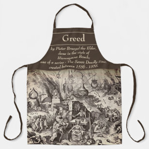 The Seven Deadly Sins - Greed Apron