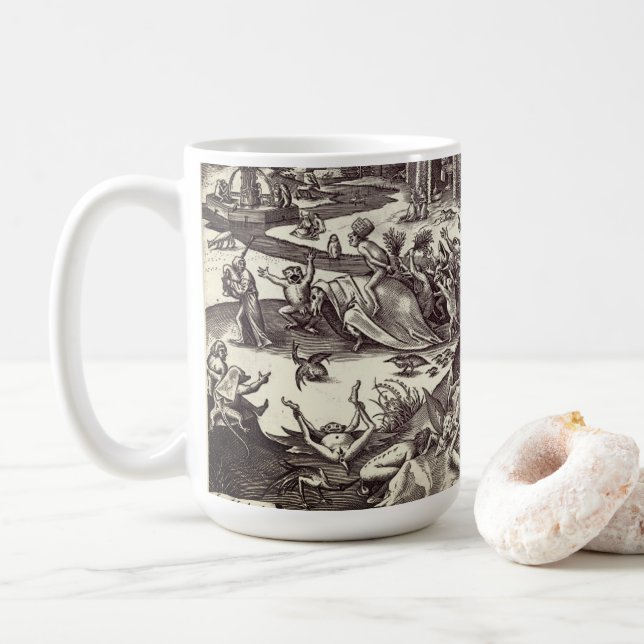 The Seven Deadly Sins - Lust Coffee Mug (With Donut)
