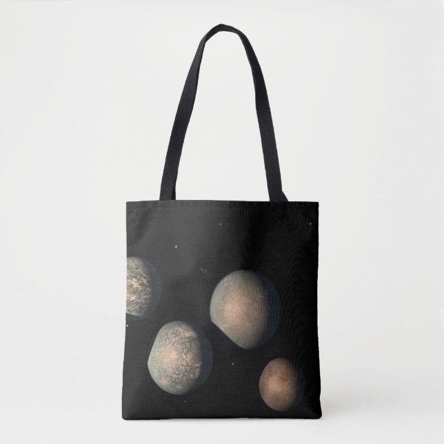 The Seven Earth-Size Planets Of Trappist-1 Tote Bag (Front)