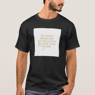 The Seven Husbands of Evelyn Hugo  Make Sense   T-Shirt