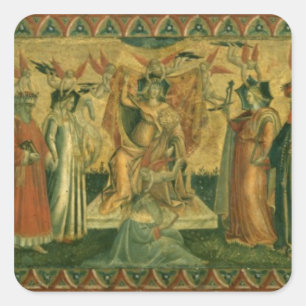 The Seven Liberal Arts, c.1435 Square Sticker