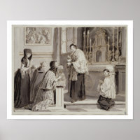 The Seven Sacraments: Communion, 1779 (pen, brown
