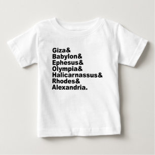 The Seven Wonders Of The Ancient World Baby T-Shirt