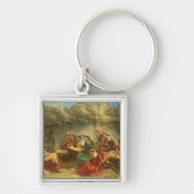 The Seventh day of the Decameron Key Ring (Front)