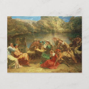 The Seventh day of the Decameron Postcard