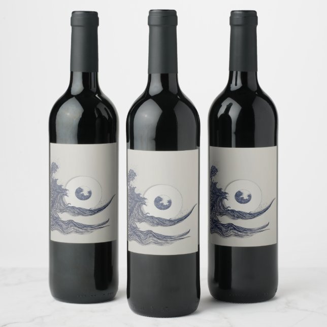 The Seventh Wave Wine Label