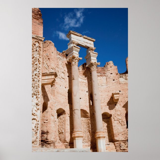 The Severan Basilica, Leptis Magna, Al Khums Poster (Front)