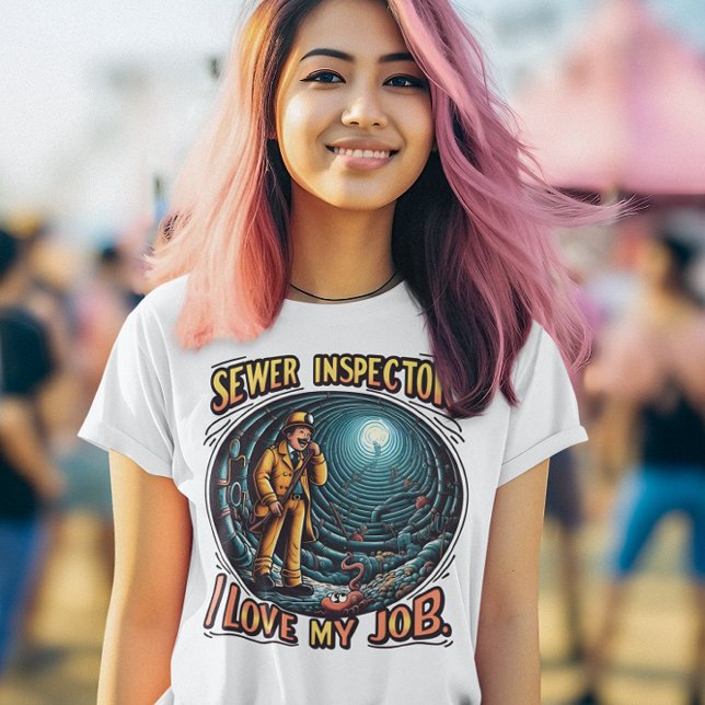 The Sewer Guardian I love My Job T-Shirt (Creator Uploaded)