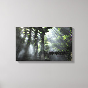 The Shaded Path Small Canvas Print