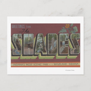 The Shades - Large Letter Scenes Postcard