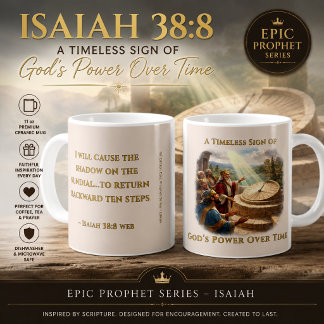 The Shadow Moves Backward – Biblical Miracle Coffee Mug