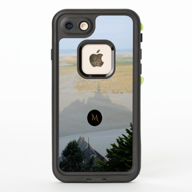 The shadow of Mont St Michel Monogram Case (Back)