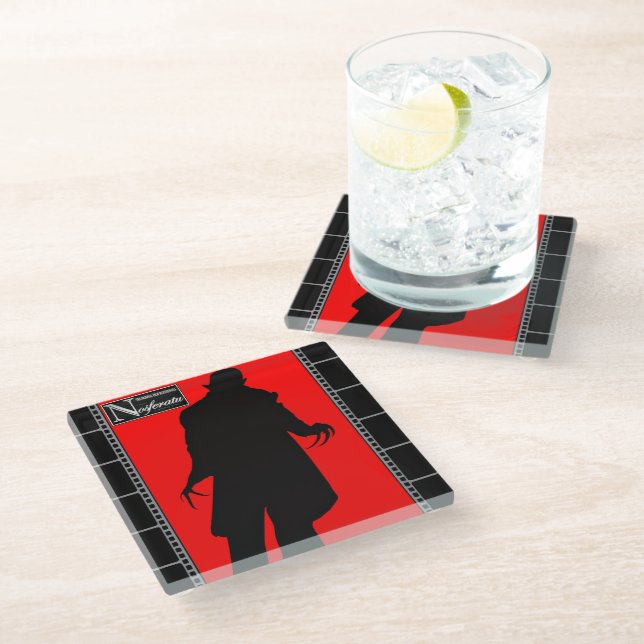 "The Shadow of Nosferatu" Filmstrip Coaster  (Angled)