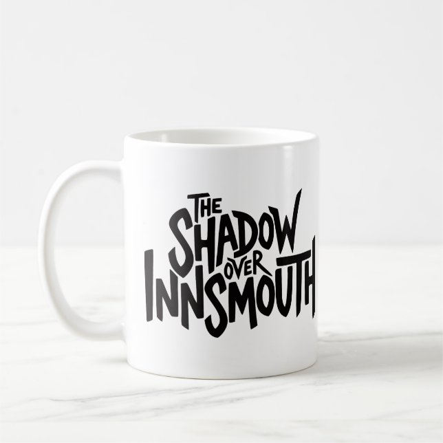 The Shadow over Innsmouth Lettering Coffee Mug (Left)