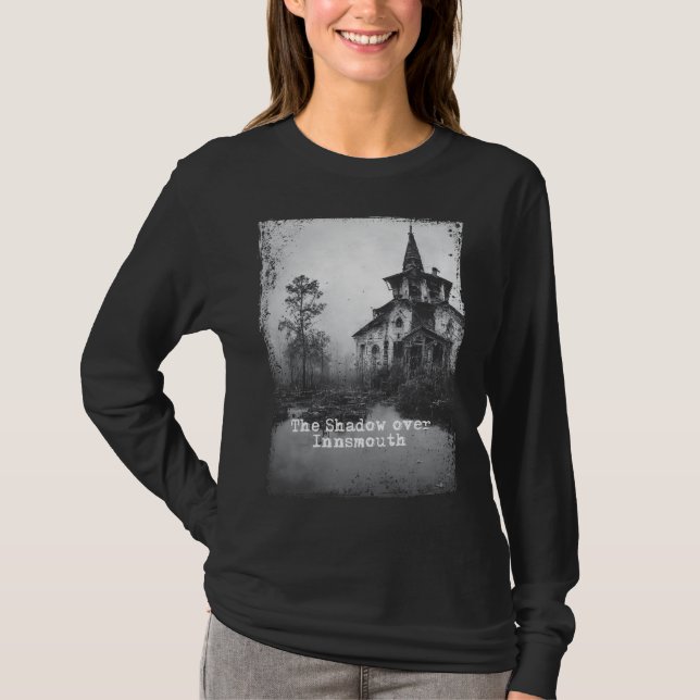 The Shadow over Innsmouth Lovecraft Cthulhu Mythos T-Shirt (Front)