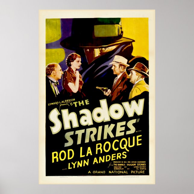 The Shadow Strikes - movie poster (Front)