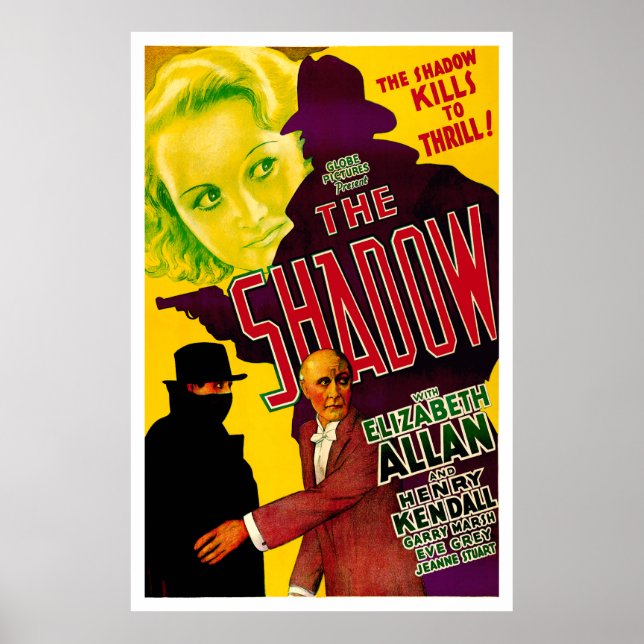 The Shadow - Vintage 1933 Movie Poster (Front)
