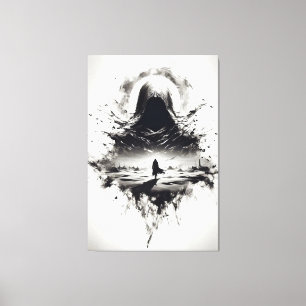 The Shadowed Wanderer Canvas Print