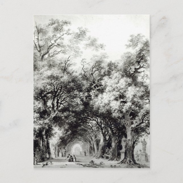 The shady alley, c.1773-74 postcard (Front)