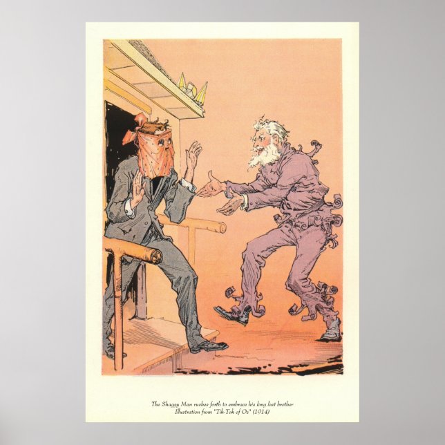 The Shaggy Man rushes to greet his lost brother Poster (Front)