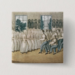 The Shakers near Lebanon 15 Cm Square Badge