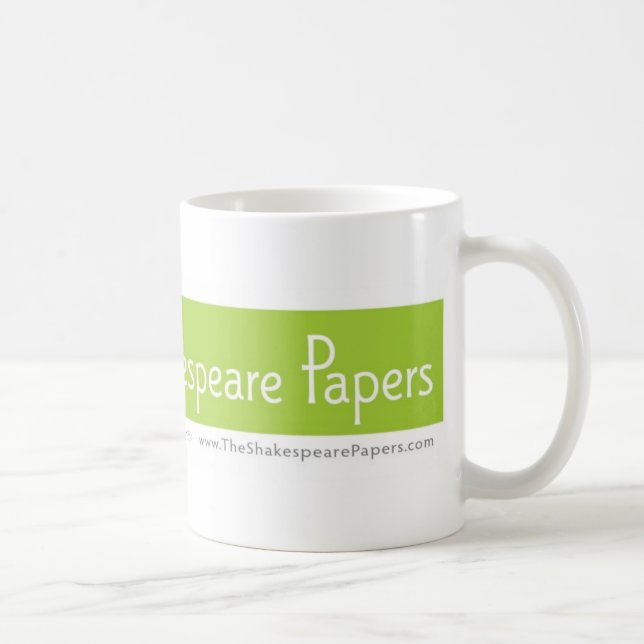 The Shakespeare Papers coffee mug (Right)