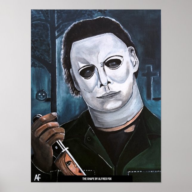 The Shape Painting by Alfred Fox Poster (Front)