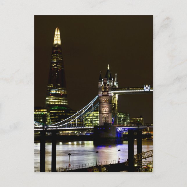 The Shard and Tower Bridge Postcard (Front)