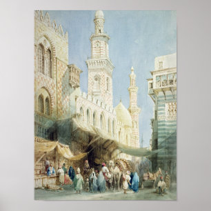 The Sharia El Gohargiyeh, Cairo Poster