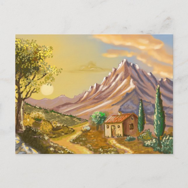 The shed trail postcard (Front)