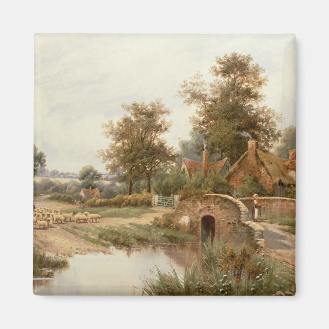 The Sheep Drover Magnet (Front)
