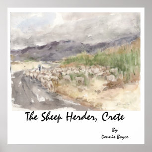 The Sheep Herder, Crete... Poster