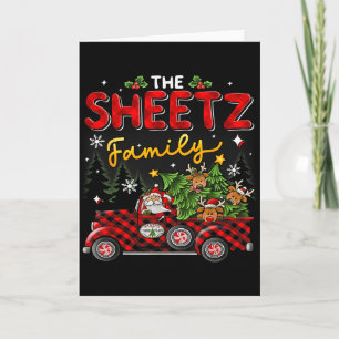 The Sheetz Family Christmas Matching Pajamas Group Card