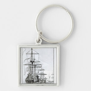 The Sheik or Governor of Mozambique Key Ring