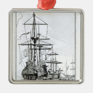 The Sheik or Governor of Mozambique Metal Tree Decoration