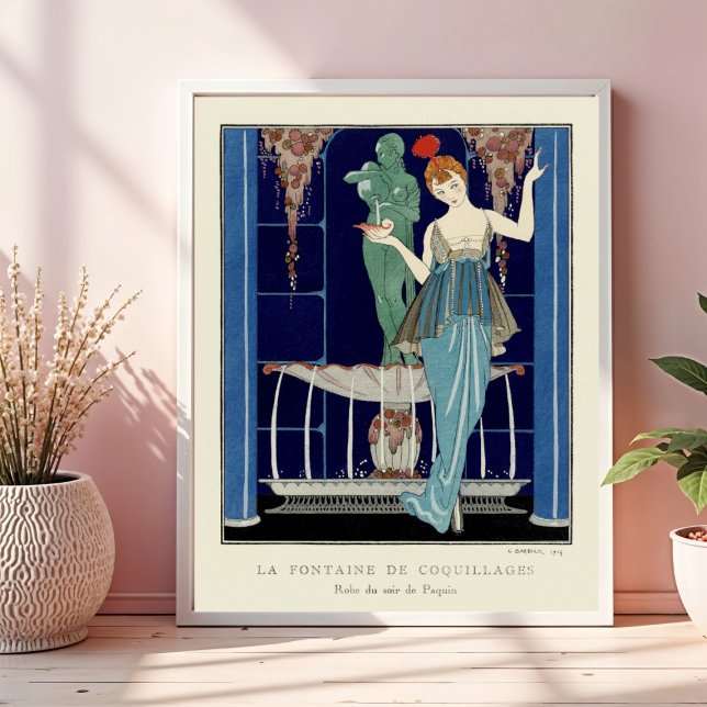  The Shell Fountain  by George Barbier Poster (Creator Uploaded)