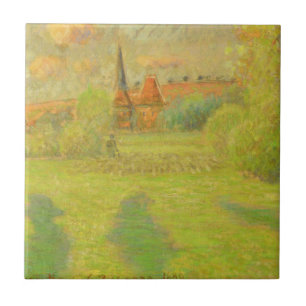 The Shepherd and the Church of Eragny Tile