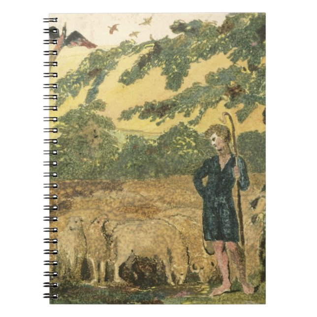 The Shepherd, from 'Songs of Innocence', 1789 (col Spiral Notebook (Front)